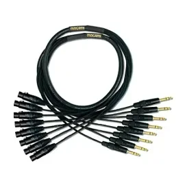 Мультикор Mogami GOLD 8 TRSXLRF-05 Black 1.5 м