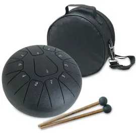 keepdrum TD8BK-F Zungentrommel Tongue Drum 11 Töne Schwarz F-Dur