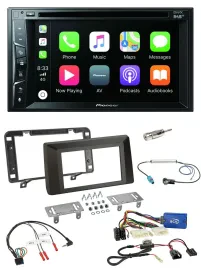 Pioneer Lenkrad USB DVD Bluetooth DAB 2DIN Autoradio für Dacia Duster ab 2021