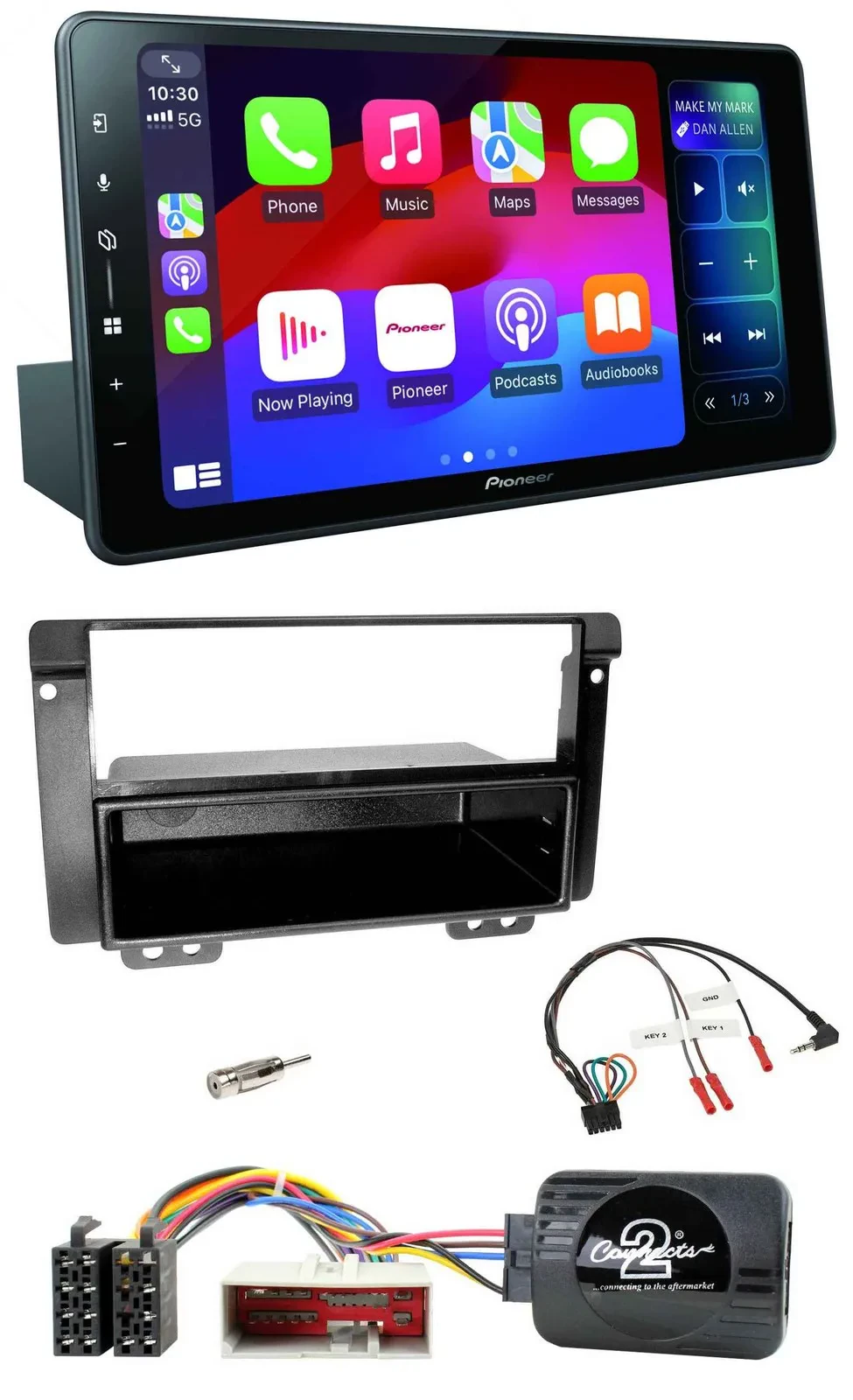 Pioneer Bluetooth DAB Lenkrad USB Autoradio für Landrover Freelander 2004-2006