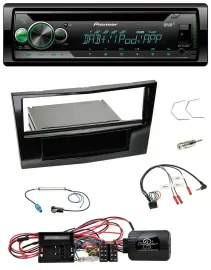 Pioneer USB MP3 DAB Lenkrad CD Autoradio für Opel Corsa D Klavierlack 09-14
