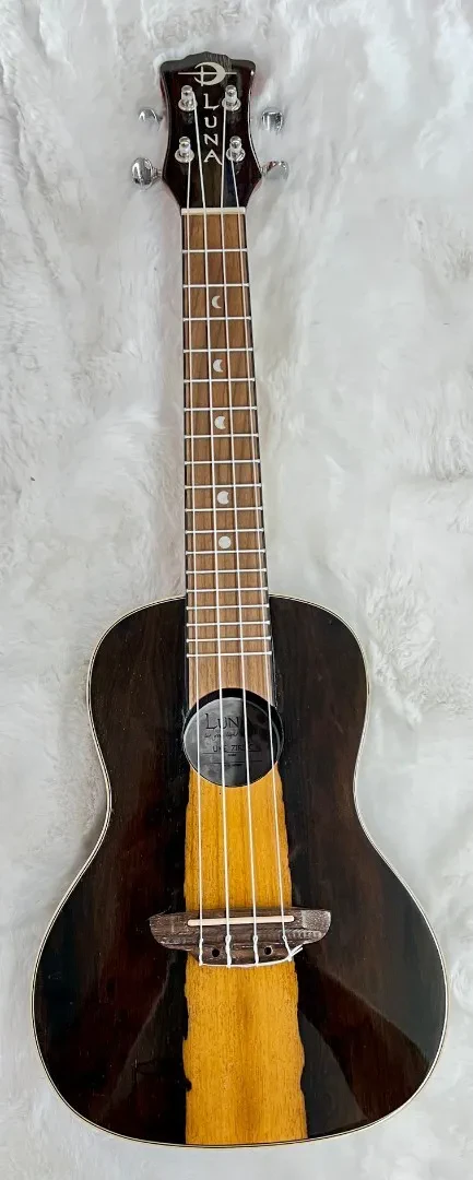Luna Guitars Luna Model UKE ZIRI C Exotic Ziricote Wood Concert Size Acoustic Ukulele