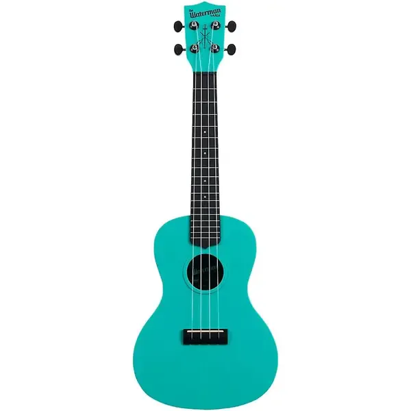 Укулеле Kala KA-WMG-C Glow In The Dark Concert Waterman Ukulele Aqua Mist