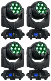 Прибор с полным движением American DJ VIZI HEX WASH 7 RGBWA+UV LED DMX (4 штуки)