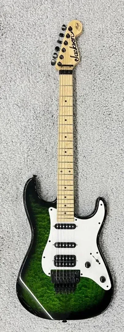 Jackson X Signature Adrian Smith Guitar Greenburst (Iron Maiden) SDXQ - DEMO