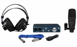 PRESONUS AudioBox Audio iTwo Interface+Mic+Headphones For Zoom Video Conference