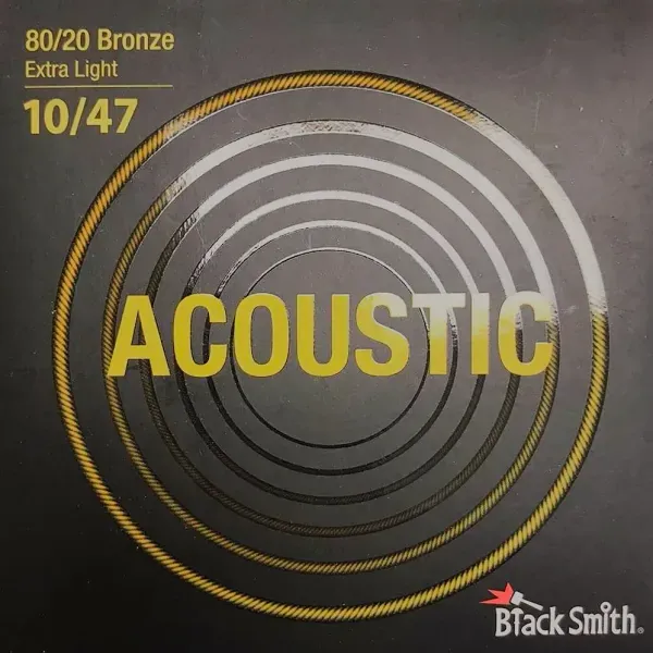 Струны для акустической гитары BlackSmith 93292 Acoustic 80/20 Bronze Extra Light 10-47