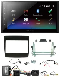 Автомагнитола для Porsche 911 (2011–2017) Pioneer 2DIN USB, Bluetooth, DAB, поддержка кнопок на руле, совместимость с MOST