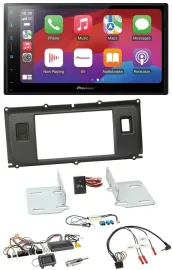 Автомагнитола Pioneer 2DIN, DAB, USB, Bluetooth, поддержка кнопок на руле, для Land Rover Evoque 2011–2013