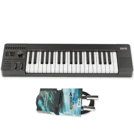 Nux NTK-37 Keyboard USB MIDI Keyboard-Controller mit keepdrum Midi Kabel