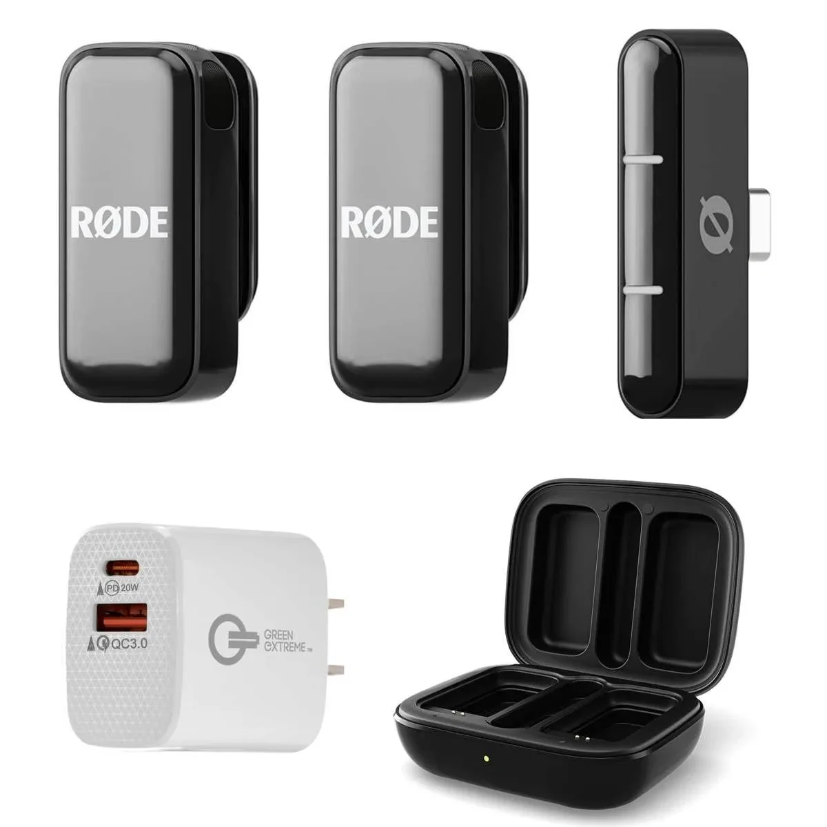 Микрофонная радиосистема Rode Wireless Micro цифровая, на 2 человека, черный