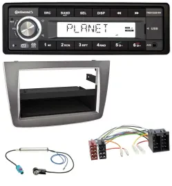 Continental USB 1DIN AUX DAB MP3 Autoradio für Alfa Romeo MiTo 955 08-14 ISO dun