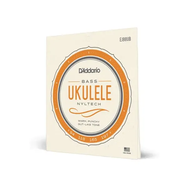 Струны для укулеле бас D'ADDARIO EJ88 UB