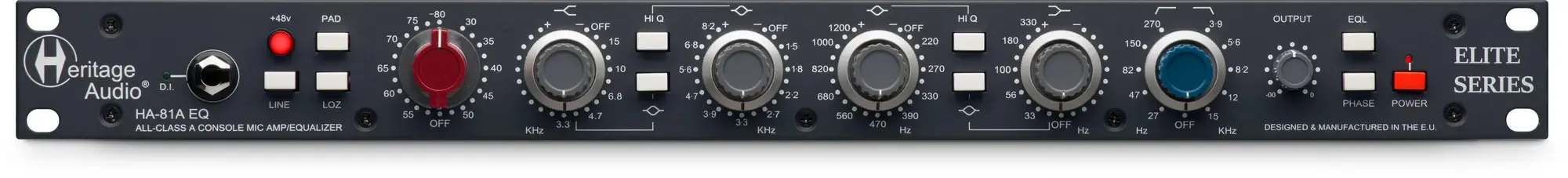 Микрофонный предусилитель Heritage Audio HA-81A EQ