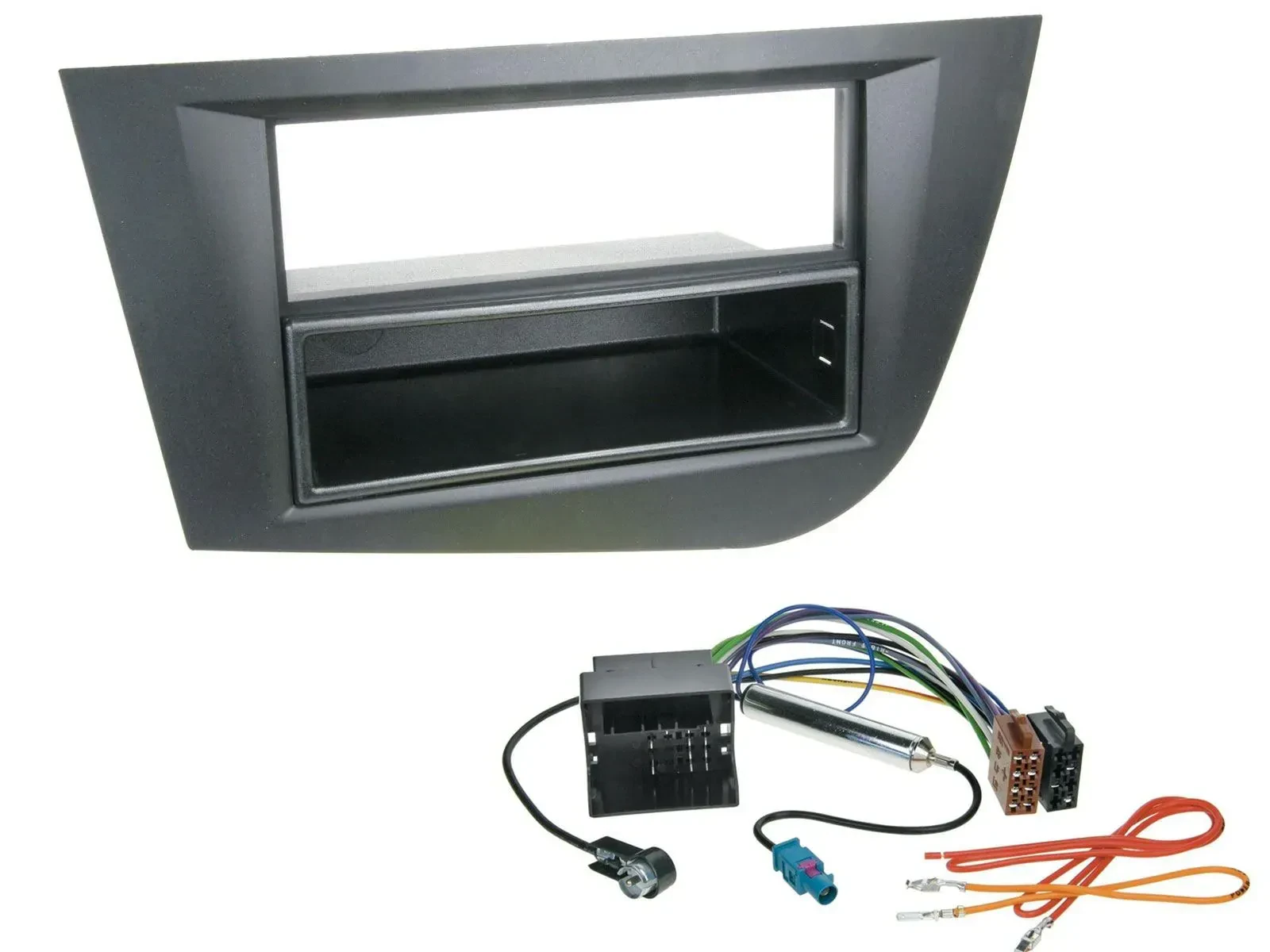 Radioeinbauset DIN Autoradio für Seat Leon (ab 05) - schwarz