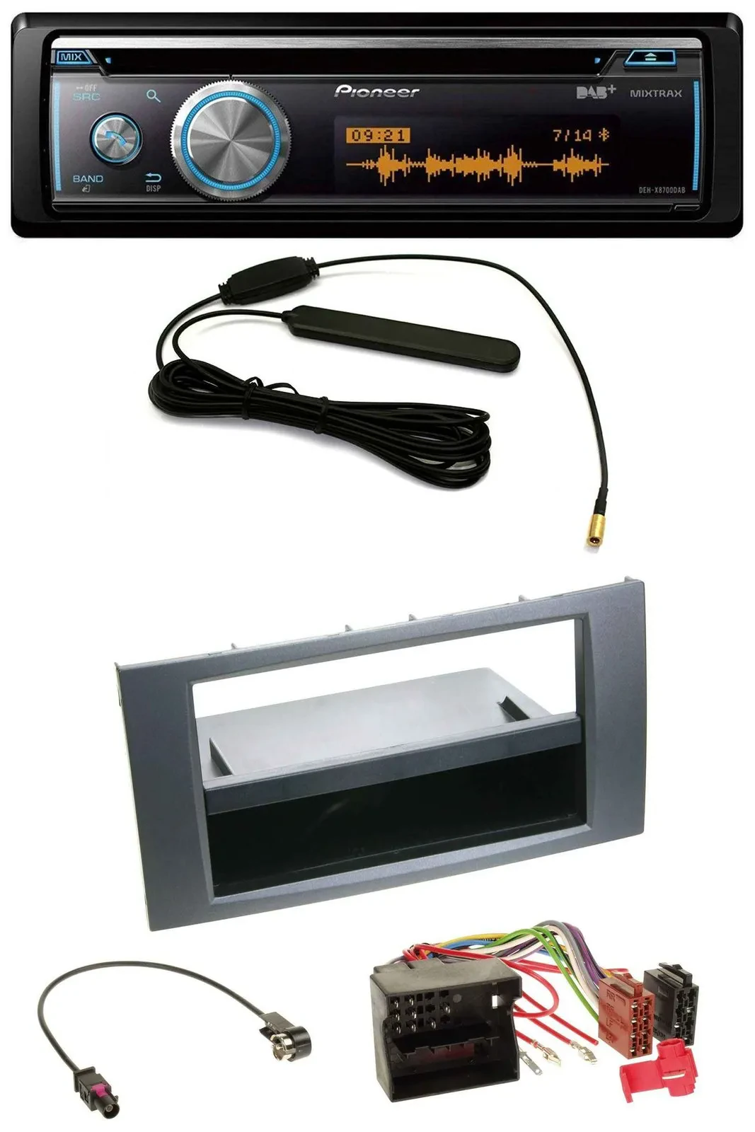 Pioneer CD USB Bluetooth DAB MP3 Autoradio für Ford Fusion Kuga Transit 05-12 an