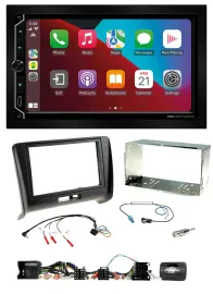 ESX 2DIN DAB USB Lenkrad Bluetooth Autoradio für Audi TT 2006-2014