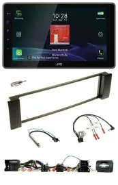 JVC DAB Lenkrad Bluetooth USB Autoradio für Audi A3 A6 Can-Bus 00-04