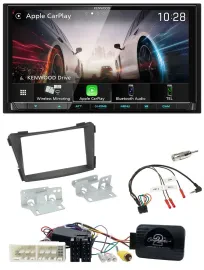 Автомагнитола для Hyundai i40 VF (с 2016) Kenwood 2DIN USB DAB Bluetooth черная