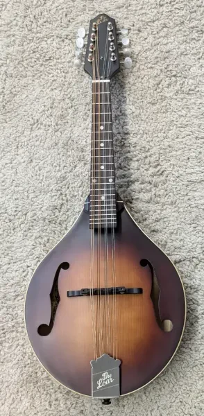 The Loar Model LM-110-BRB Honey Creek Hand-Carved A-Style Mandolin in Brownburst