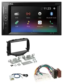Pioneer Bluetooth MP3 USB 2DIN DAB DVD Autoradio für Toyota Aygo (2014-2021)
