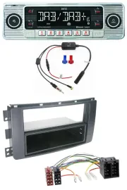 Dietz DAB USB MP3 Bluetooth Autoradio für Smart ForFour 454 ForTwo 451 ISO