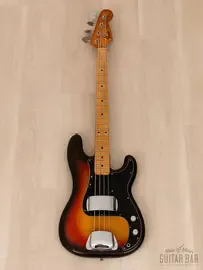 Бас-гитара Fender Precision Bass Sunburst Ash Body USA 1976 w/Case