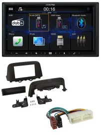 Alpine Bluetooth 2DIN MP3 DAB USB Autoradio für Hyundai Kona (ab 2018)