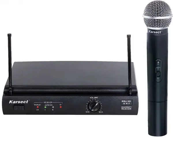 Аналоговая радиосистема с ручным микрофоном KARSECT KRU-301/KST-5U