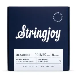 Stringjoy Signatures Nickel Wound Guitar Strings - Balanced Light Plus 10.5-50