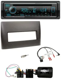 Автомагнитола для Fiat Stilo (2001–2007) Kenwood Bluetooth, DAB, USB, CD, черный