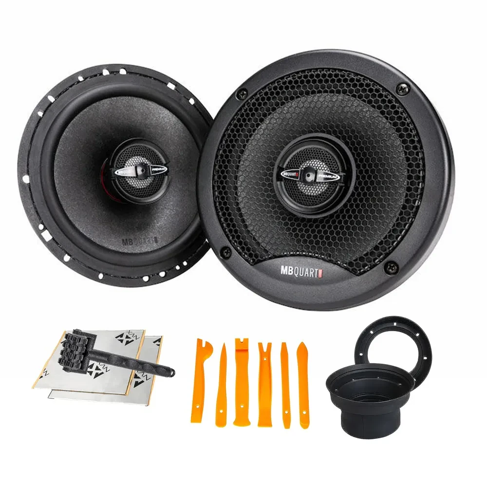 MB Quart PK1-116 110W 6.5" 2-Way Coaxial Speakers + Kit