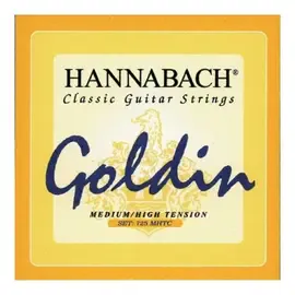 Струны для классической гитары Hannabach 7258MHTC Goldin (комплект первых струн)
