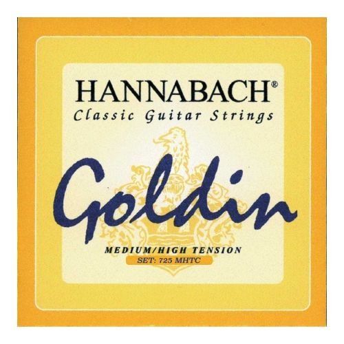 Струны для классической гитары Hannabach 7258MHTC Goldin (комплект первых струн)