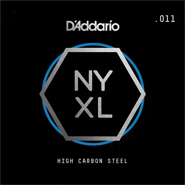 Струна одиночная D'Addario NYS011 NYXL Plain Steel Single 011