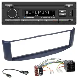 Blaupunkt USB DAB MP3 Bluetooth Autoradio für Smart ForTwo 450 blau ohne Metalls