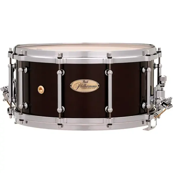 Малый барабан Pearl Philharmonic Maple 14x6.5 High Gloss Walnut Bordeaux