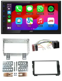 Автомагнитола для Kia Ceed 2009–2012 и proCeed 2011–2013 JVC 2-DIN, Bluetooth, USB, MP3, DAB