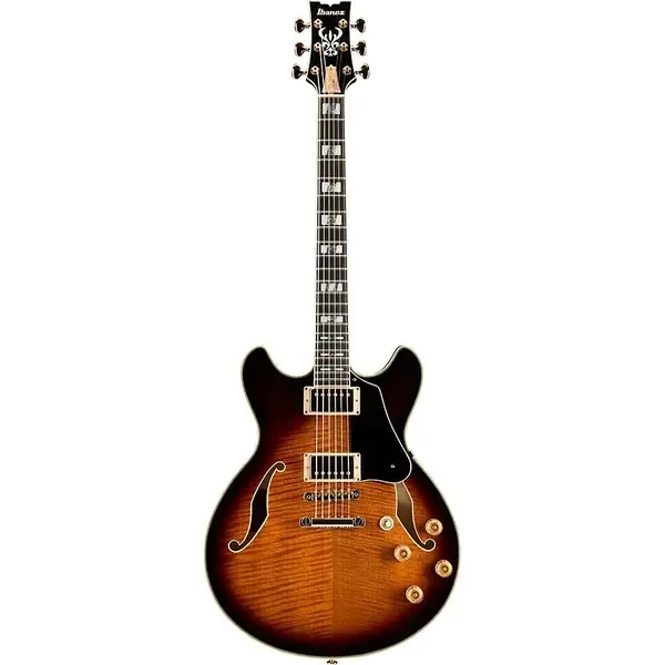 Электрогитара полуакустическая Ibanez JSM100VT John Scofield Signature Vintage Sunburst