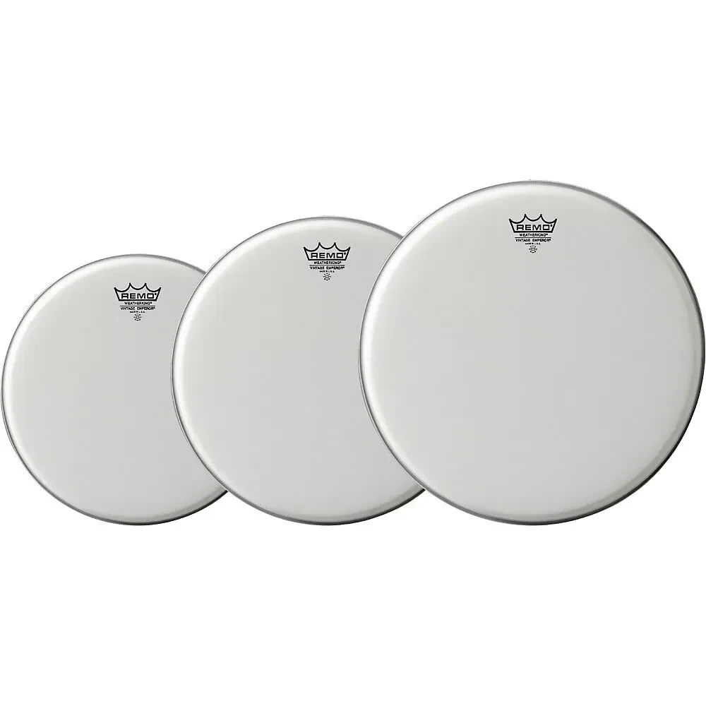 Пластик для барабана Remo Vintage Emperor 14"/16"/18" (набор, 3 шт)