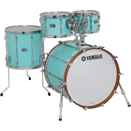 Yamaha 4-Piece Recording Custom Shell Pack With 20" Bass Drum Surf Green