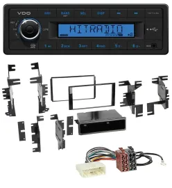 Автомагнитола для Nissan VDO 1 DIN, USB, AUX, MP3 (Quest/Rogue с 2011, Titan с 2013)