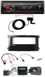 Pioneer 1DIN USB DAB MP3 Lenkrad Autoradio für Ford Mondeo S-Max Can-Bus 07-14 p