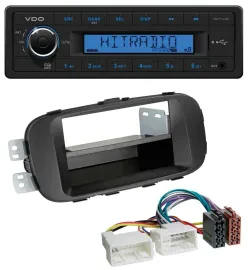 VDO AUX 1DIN MP3 USB Autoradio für Kia Soul (PS ab 2014) schwarz