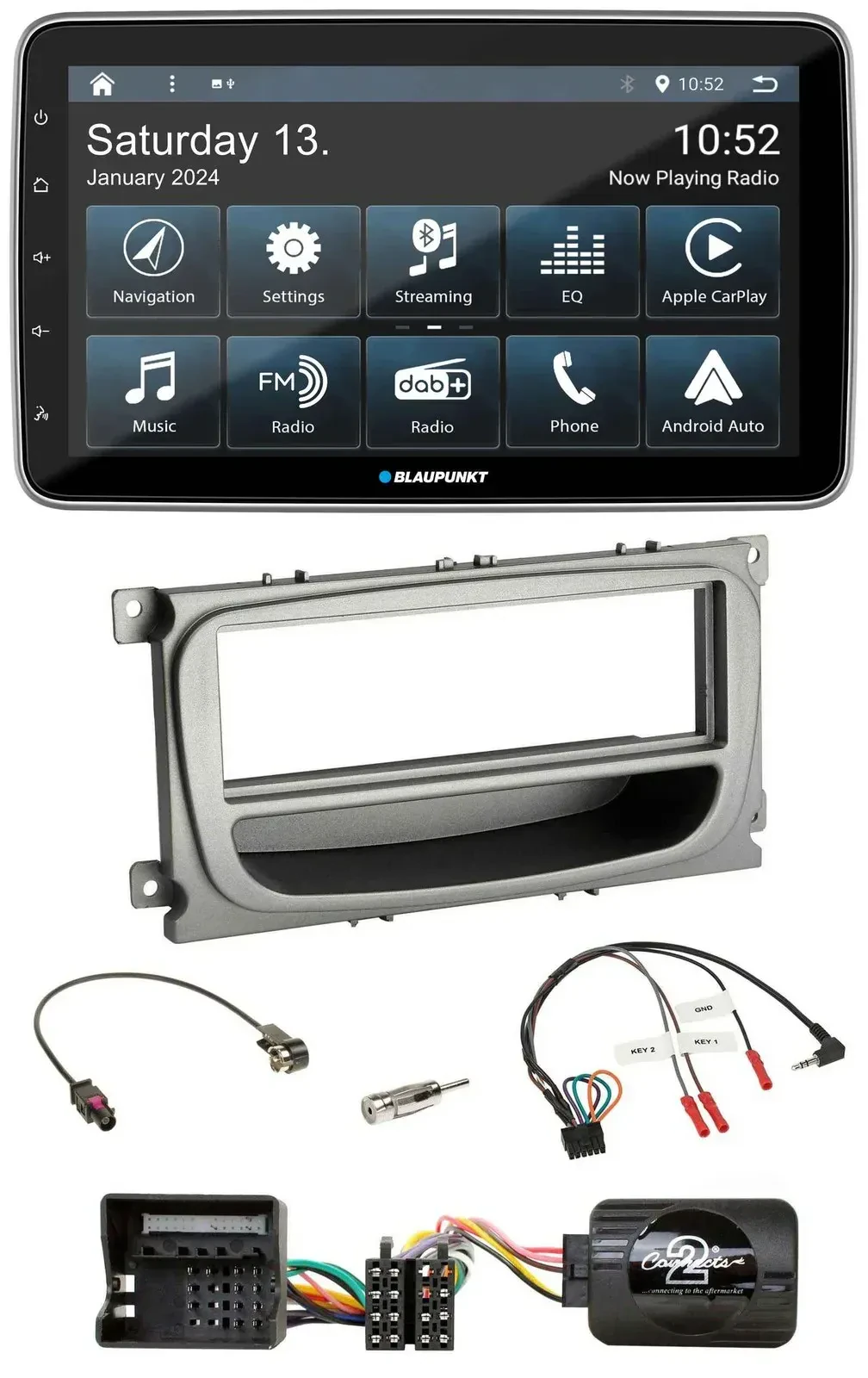 Blaupunkt USB DAB SD Lenkrad Bluetooth Autoradio für Ford C-Max Focus Galaxy ab