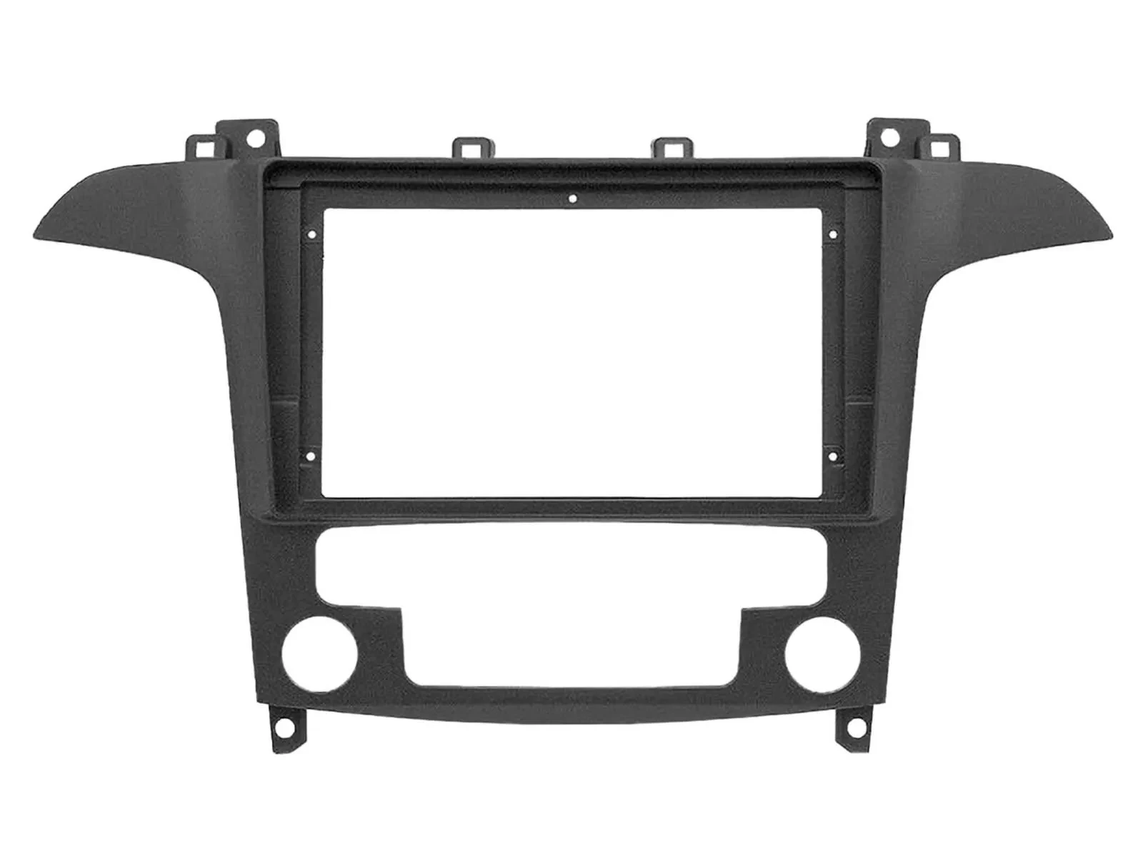 Radioblende für 9 Zoll Autoradio für Ford Galaxy S-Max Klimatronik 2006-2015 sch
