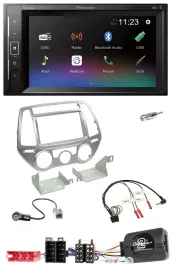 Автомагнитола для Hyundai i20 (2012–2014) Pioneer 2DIN, DAB, Bluetooth, USB