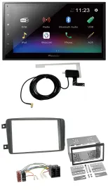 Pioneer DAB MP3 Bluetooth 2DIN USB Autoradio für Mercedes C-Klasse Vito CLK Vian