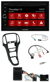 Автомагнитола для Opel Astra (с 2009) Blaupunkt 2DIN, Bluetooth, USB, DAB, навигация (TMC), поддержка управления с руля