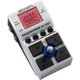 Zoom MS-50G+ Digital MultiStomp Pedal, Bundle with 4x Powerex PRO AA 2700mAh Ni-